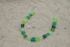 Zee glas ketting groen